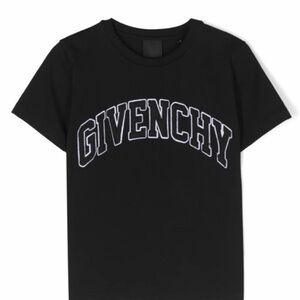 Givenchy Black Tee with White Logo
